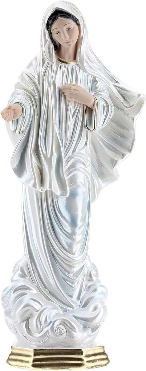 Mariabeeld Moeder Maria Decoratie Blauw - 35 cm