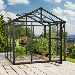 Vitavia Gewächshaus "Zeus 6200",schwarz,6,2 m2