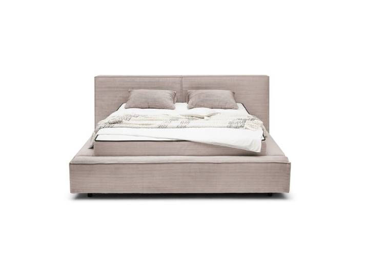 Trendstore Edina Polsterbett in Cord, optional mit Lattenrost un