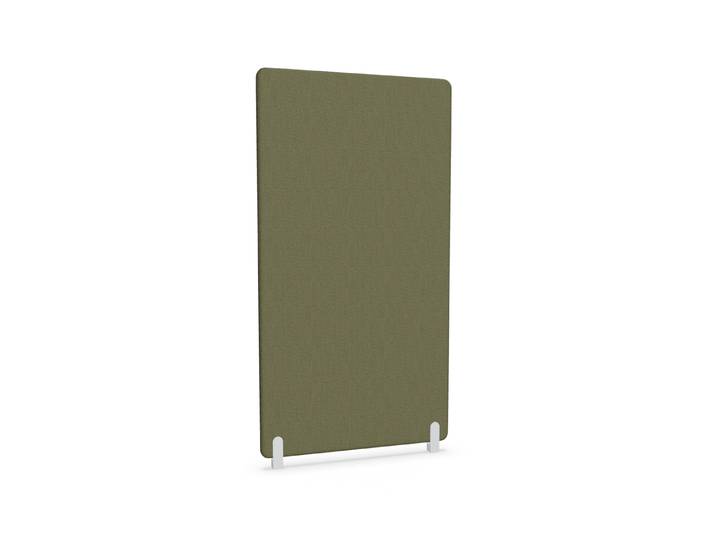 Trennwand Mdd Sonic 100x185 cm, Distanzfüsse, Olivgrün/Weiss, Neu
