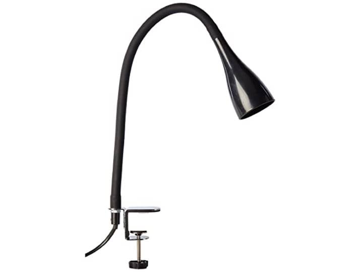 Briloner Leuchten 2762-015P Spot\, Lampe de Bureau Pince LED\, liseuse\, Flexible\, Métal\, GU10\, 3 W\, Noir