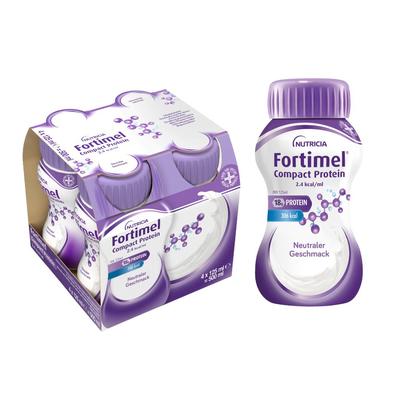Fortimel Compact Protein 2.4 kcal neutral 4x125 ml Flüssigkeit
