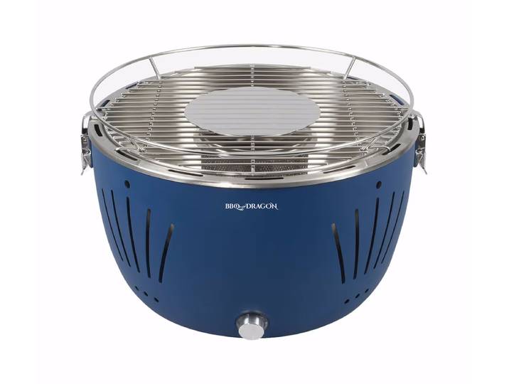 BBQ Dragon Tischgrill Monterey Holzkohlegrill – Holzkohlegrill/Kohlegrill – blau