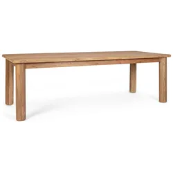 Gartenesstisch Samson - recyceltes Teakholz Natur, 240 x 100 cm
