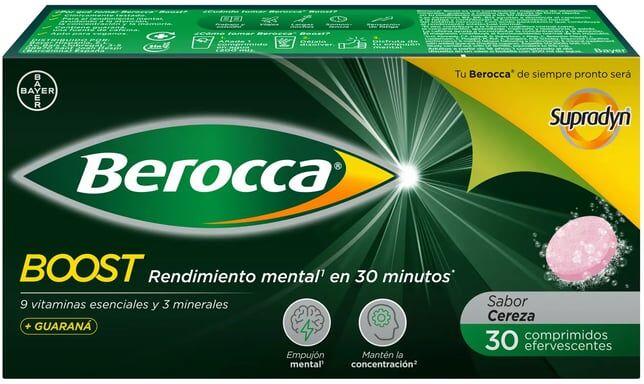 Berocca BOOST 30 Comprimidos Efervescentes