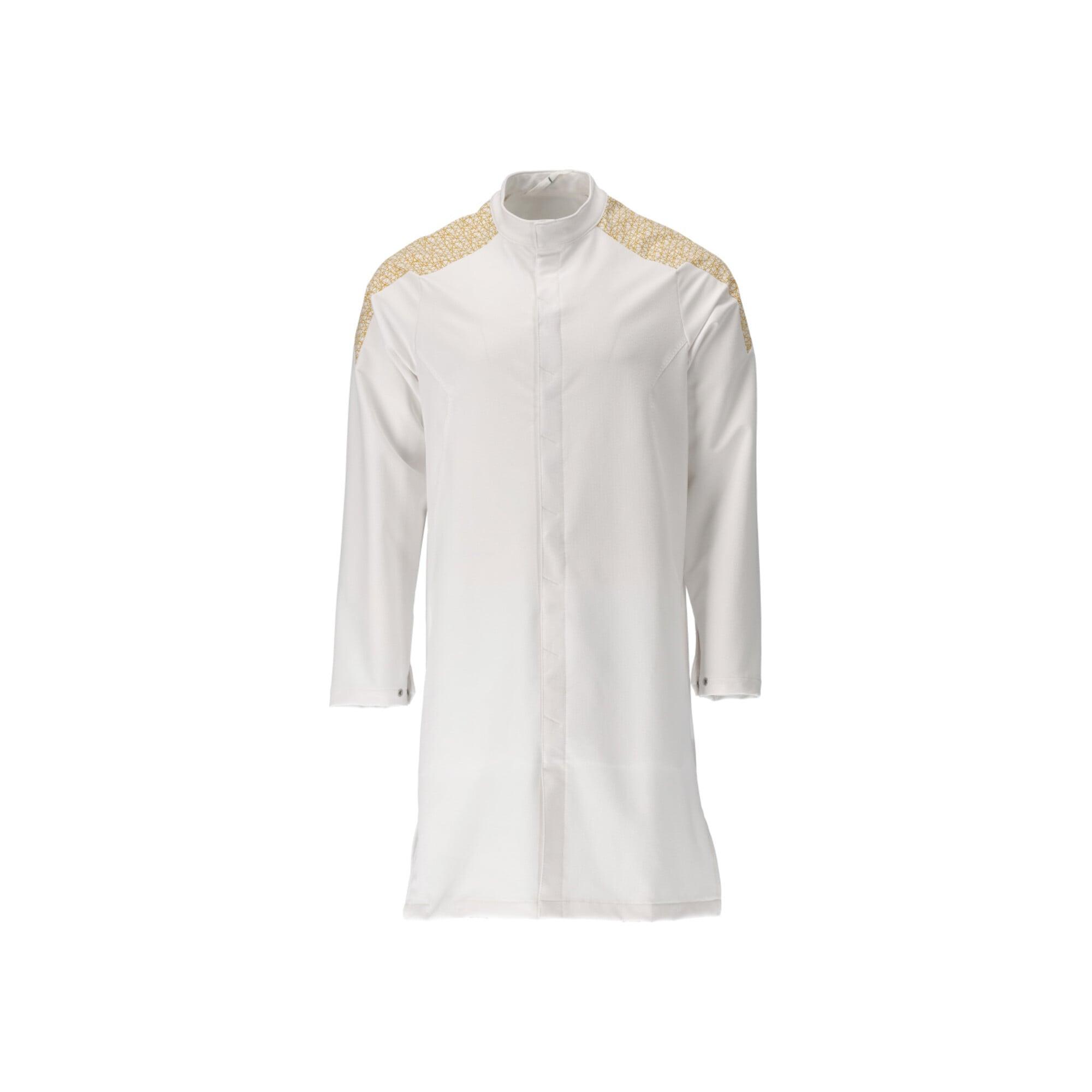Mascot Kittel ULTIMATE STRETCH 3XL weiss/currygelb (20154-511-0670-3XL)
