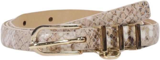 Comma Damen Gürtel, Beige, Gr. 85, kein / Etikett - Second Hand