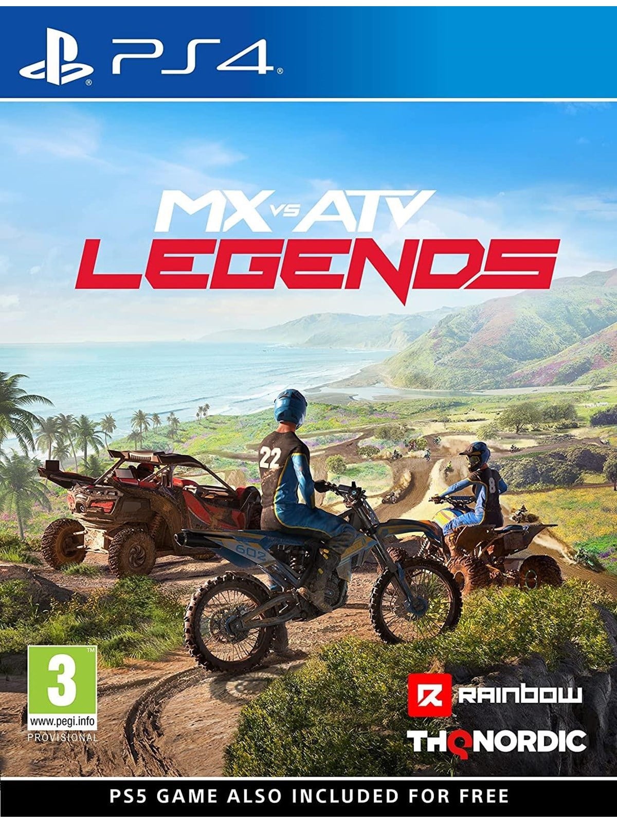 MX vs ATV Legends - Sony PlayStation 4 - Rennspiel - PEGI 3