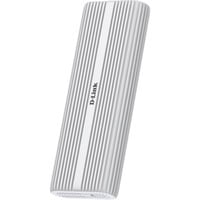 USB-C 4.0 M.2 NVMe SSD Enclosure, Laufwerksgehäuse weiß