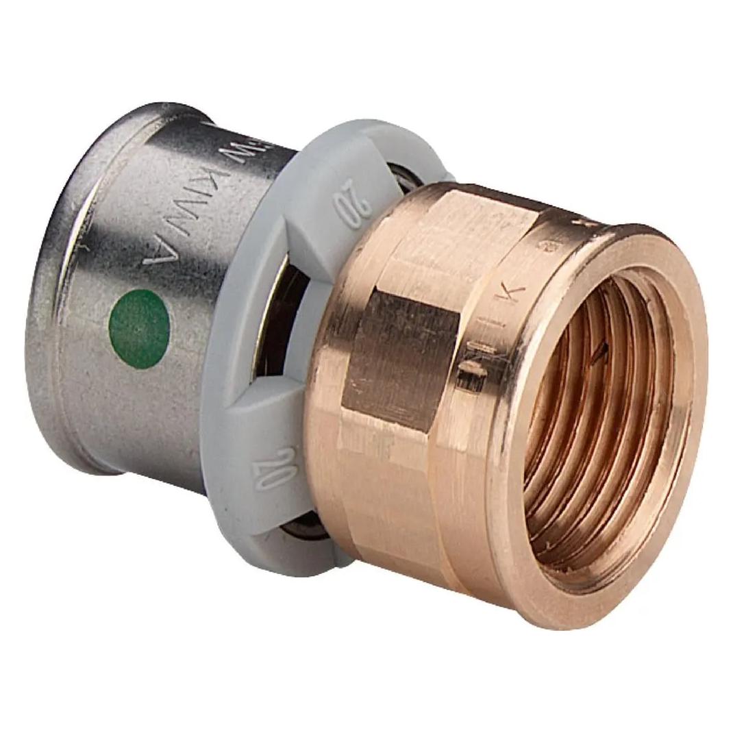 Viega Sanfix Fosta Sanfix P-Übergangsstück, d 32mm, Rp 1 Rotguss Modell 2112 (566456)
