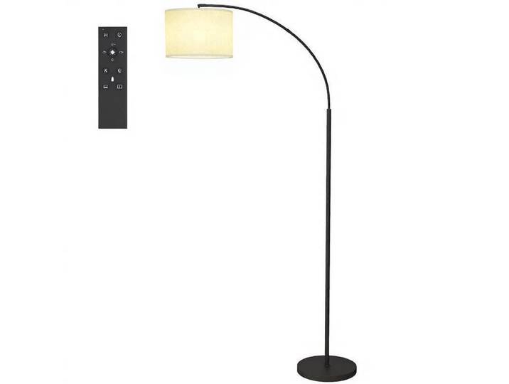 Oxeza Stehleuchte 104.2/32/180.6 cm Schwarz mit Fernbedienung (nur mit Bogen-Stehlampe,Nicht enthalten Batterie), Metall, Mode, Rechteckig, E27, 32x180.6x104.2 cm, Lampen & Leuchten, Innenbeleuchtung, Stehlampen