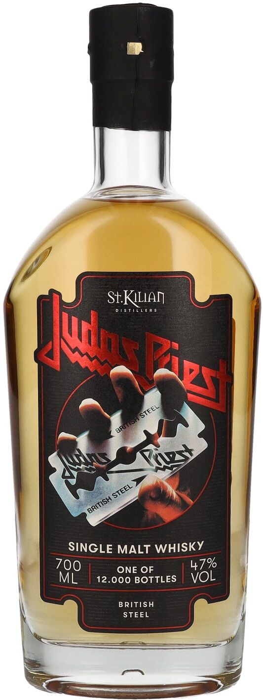 St. Kilian Judas Priest BRITISH STEEL Single Malt Whisky 47% Vol. 0,7l