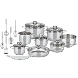ELO Topfset Prima Tavola 20teilig, Pfannenset + Topfset, Silber