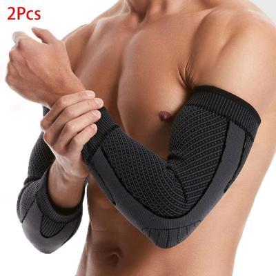 Useful Little Things Premium Sports Elbow Compression Sleeves For Tendonitis And Bodybuilding 2pcs Black m