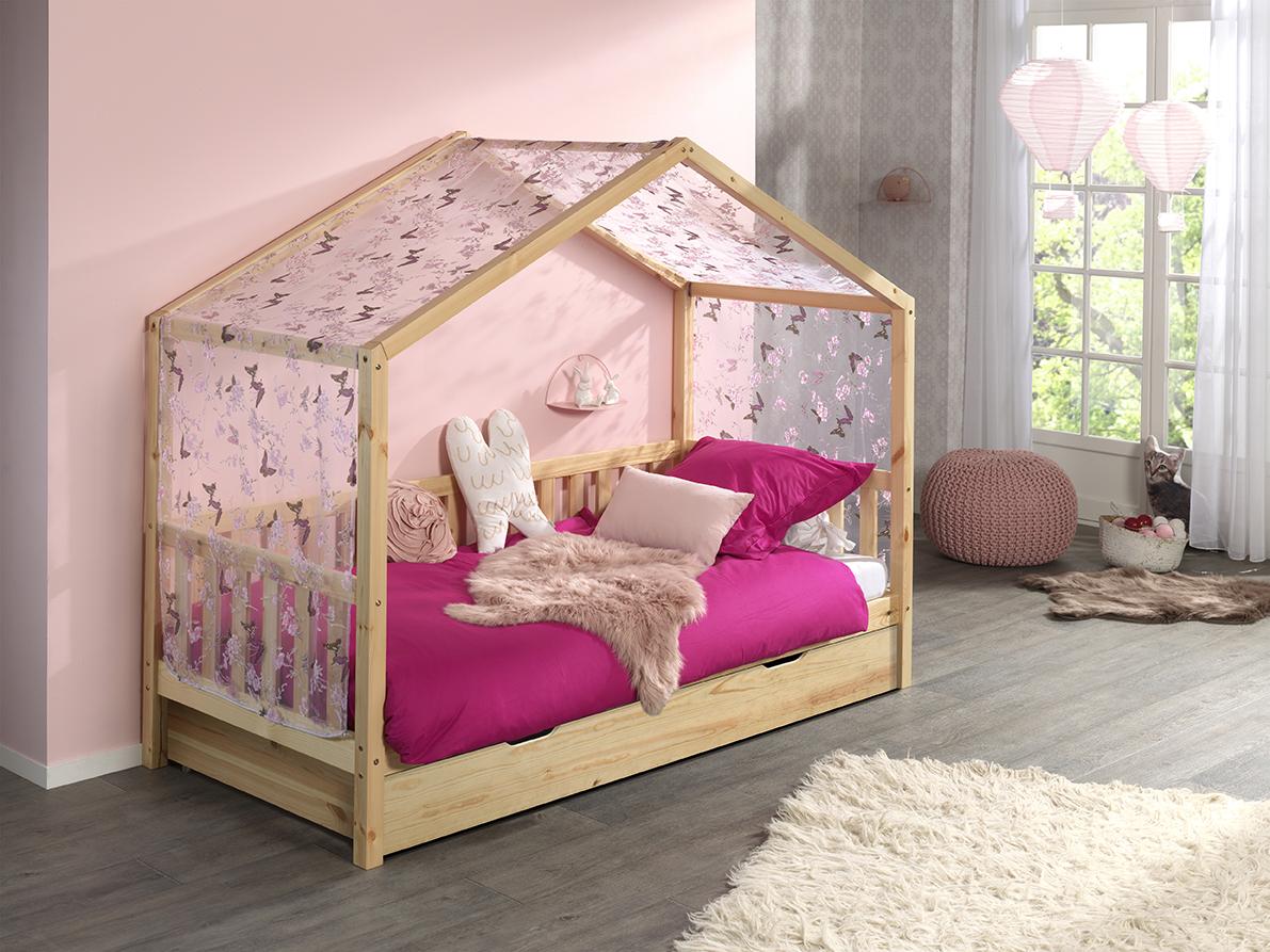 Bett Hausbett Dallas One Plus Mega 90x200 cm Natur