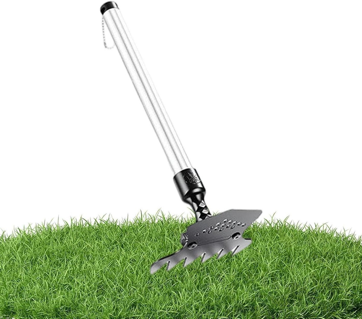 Ergonomische Tuin Schoffel met Verstelbare Steel voor Verplanten en Oogsten tot 98,5 cm
