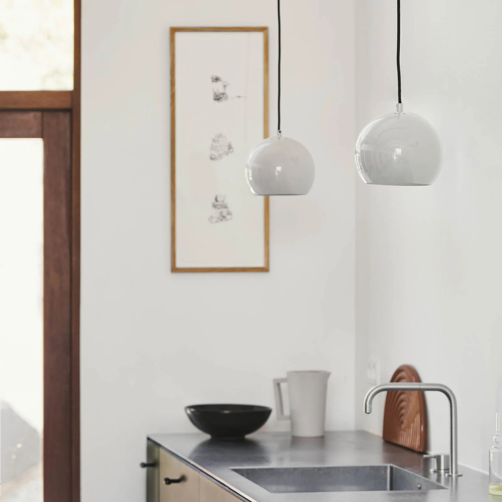 Frandsen Ball Hanglamp Sphere Matt White Ø18 cm