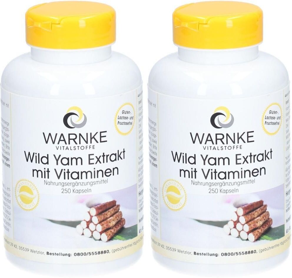 WARNKE Wild YAM Extrakt Kapseln 2x 2x250 St