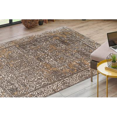 Teppich KAYOOM "Davis 225", beige, B:80cm H:12mm L:150cm, Polyester, Teppiche, Teppich, edles Design, pflegeleicht, neutrale Farben