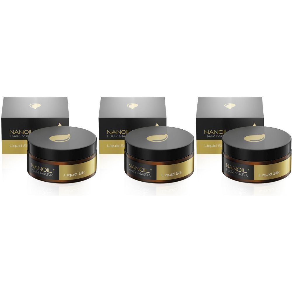Nanoil Liquid Silk Hair Mask x3 3x300 ml Creme