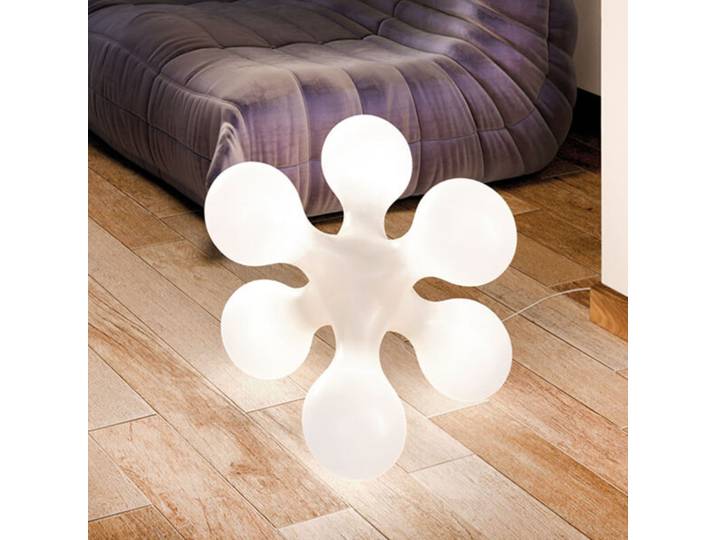 Atomium Stehleuchte White - KDLN - Wohnzimmer - Design - Kunststoff - Mehrflammig
