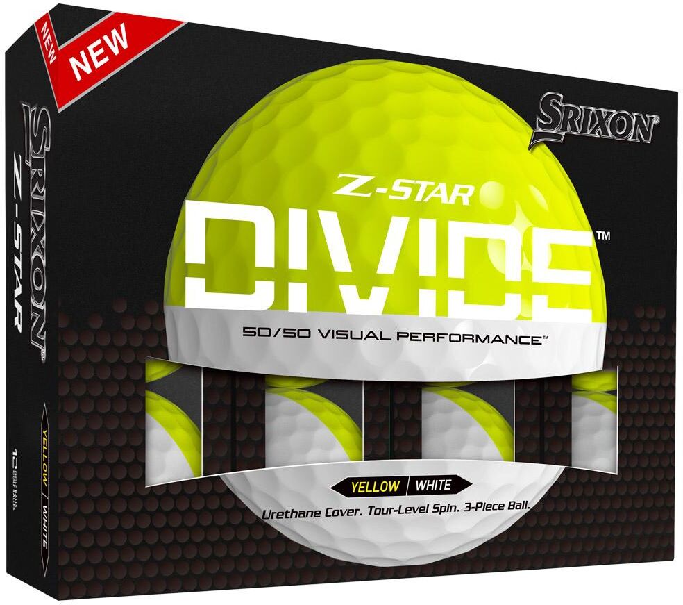 Srixon  - Z-Star Divide White Yellow - Balles neuves