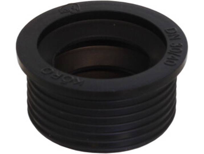 De Beer Sifonmanchet: Zwart 40x32mm
