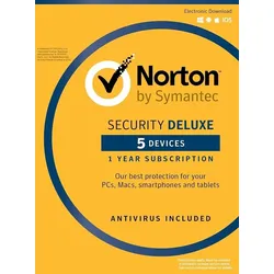 Norton Security Deluxe - kein ABO (5 Geräte)