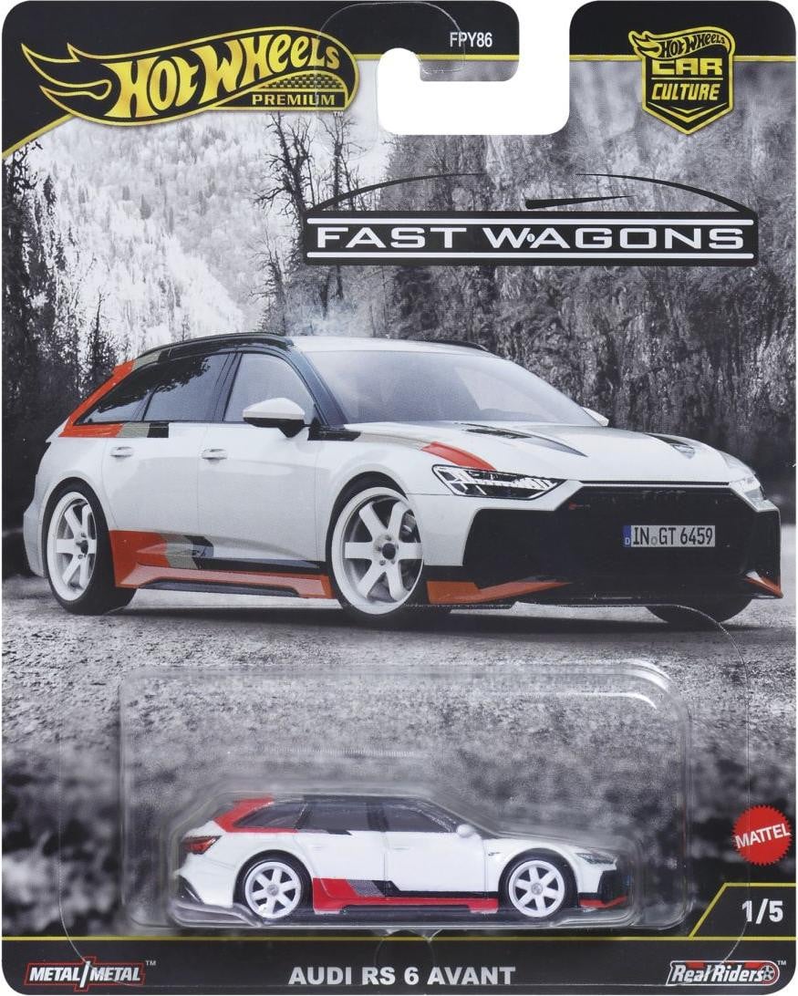Hot Wheels Audi RS6 Speelgoedauto Wit