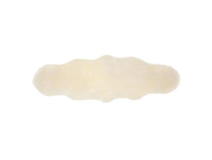 Linea Natura Schaffell, Weiss, Fell, Tierform, 55x160 cm, Bsci, Oeko-Tex® Standard 100, pflegeleicht, Teppiche & Böden, Teppich, Schaffell & Kuhfell