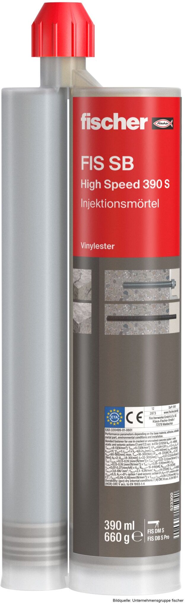 fischerwerke fischer Superbond-Mörtel FIS SB, High-Speed, 390 ml