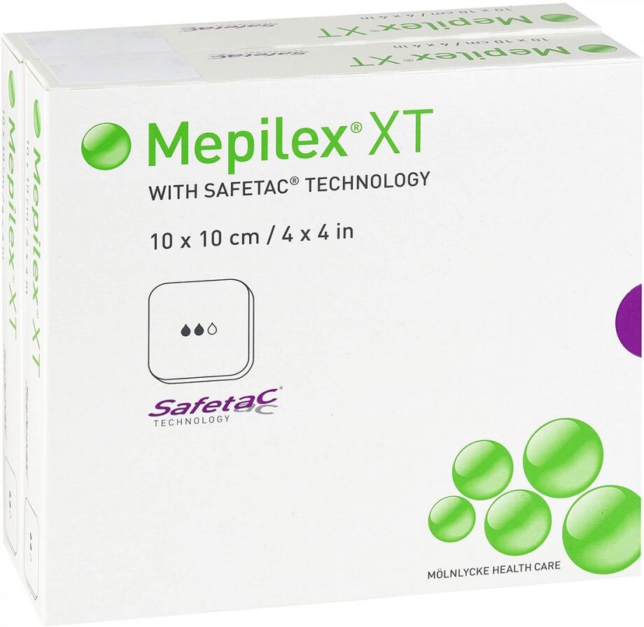 Mepilex Xt 10x10 cm Schaumverband
