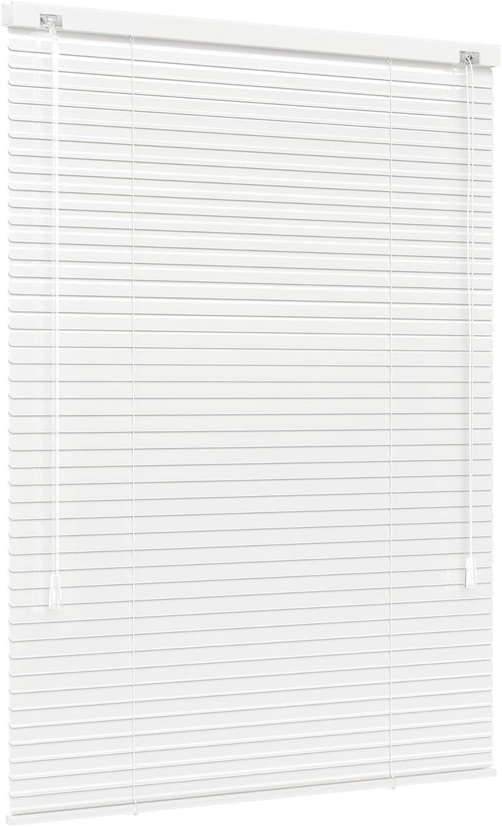Aluminium Jaloezie Wit Glans - Lichtdichte Raambekleding - 95 x 250 cm