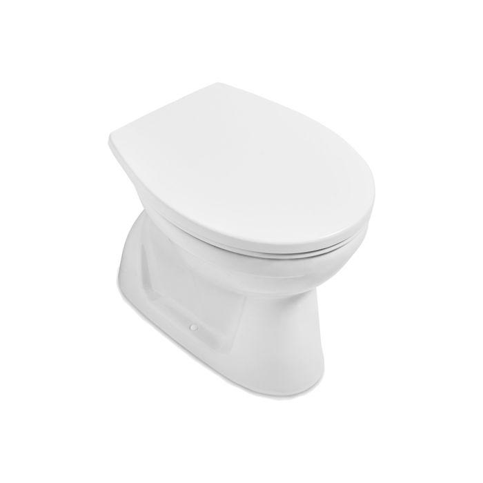 Villeroy und Boch O.novo Stand-Tiefspül-WC 7618R101 36x55cm, spülrandlos, Abgang senkrecht, weiß