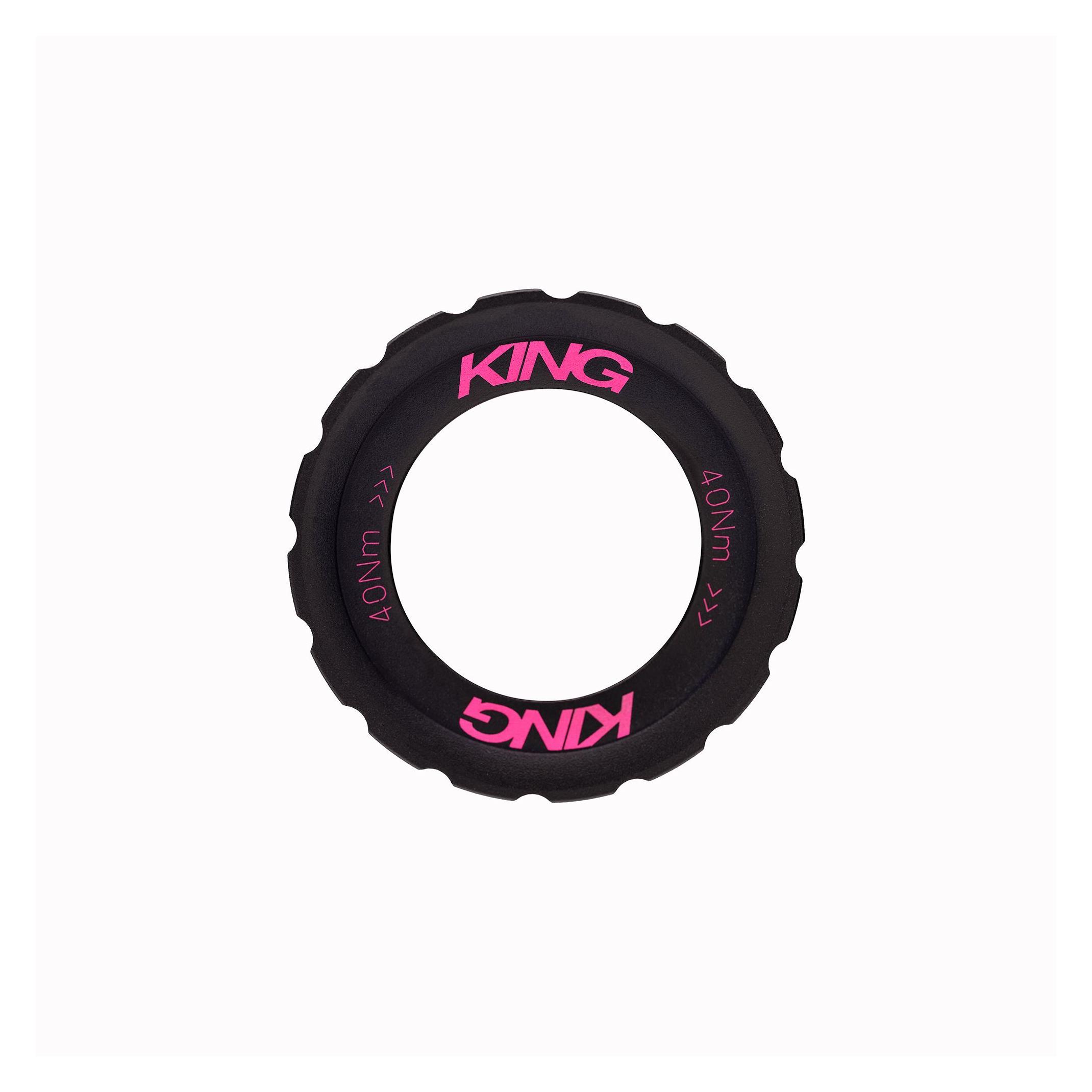 Chris King Centerlock Lockring, External Spline, two tone black/punch (57348172)