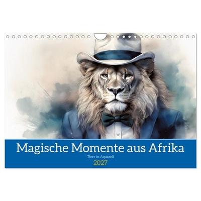 Magische Momente aus Afrika (Wandkalender 2027 DIN A4 quer), CALVENDO Monatskalender