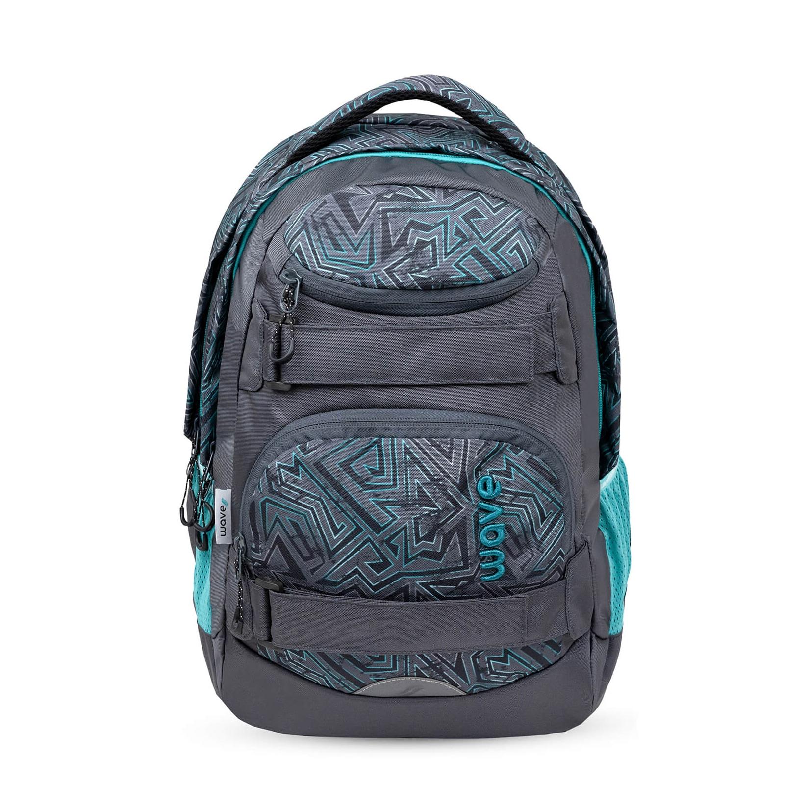 Wave Rucksack Infinity Move Tasche Schulrucksack "Chaos Lagoon" Ranzen