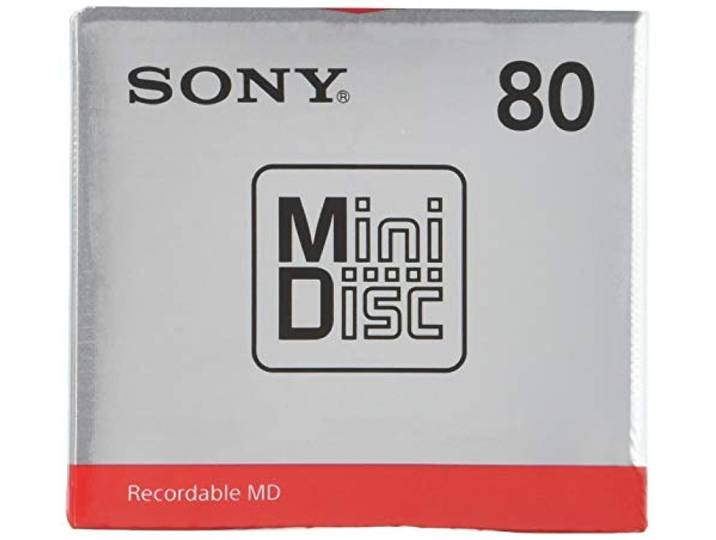 SONY MD80 Minidisc 80 minuten MDW80T