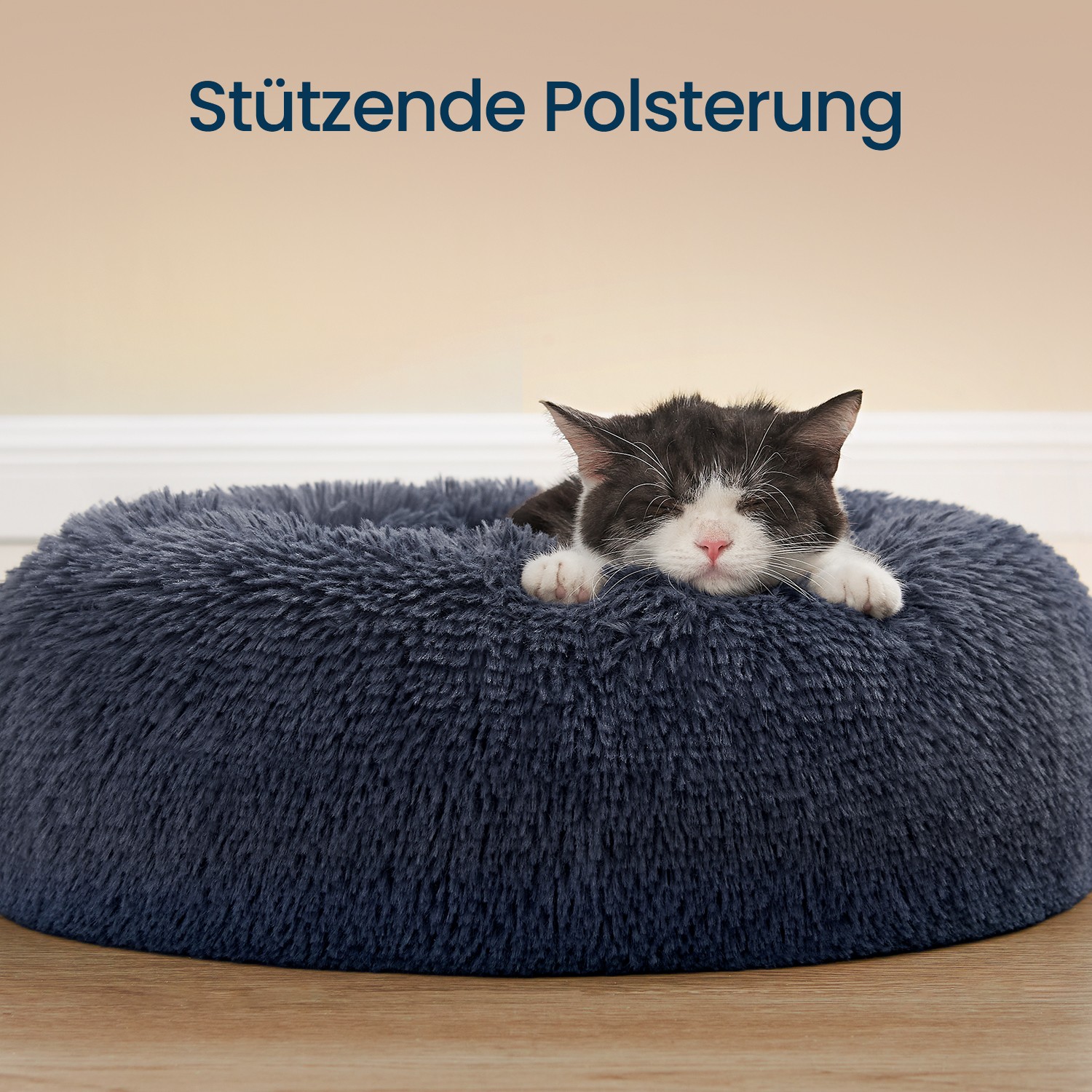 Feandrea Hundebett flauschig, Donut Kissen, waschbar PGWB35040G02