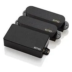 EMG SA/SA/85 Replacement Set black (Instrumenten Tonabnehmer), Zubehör Instrumente, Schwarz