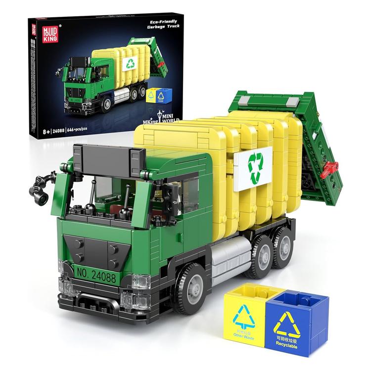 Mould King Eco-friendly Garbage Truck (24088)