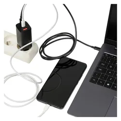 iBox C-65 PD65W UNIVERSAL CHARGER GaN US (65 W, 3 Ports), USB Ladegerät, Schwarz