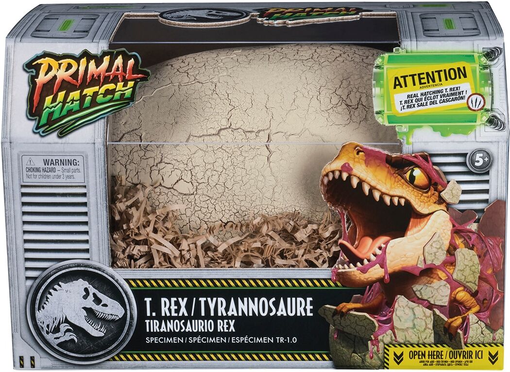 Spin Master DINOSAURIO Primal Hatch T-Rex Interactivo JW .
