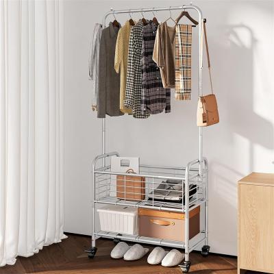 NO "Laundry Basket with Wheels Rolling - 16.55""D x 26""W x 70.25""H"