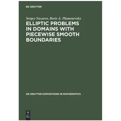 Nazarov,S.A.:Elliptic Problems, Fachbücher von Sergey Nazarov, Boris A. Plamenevsky