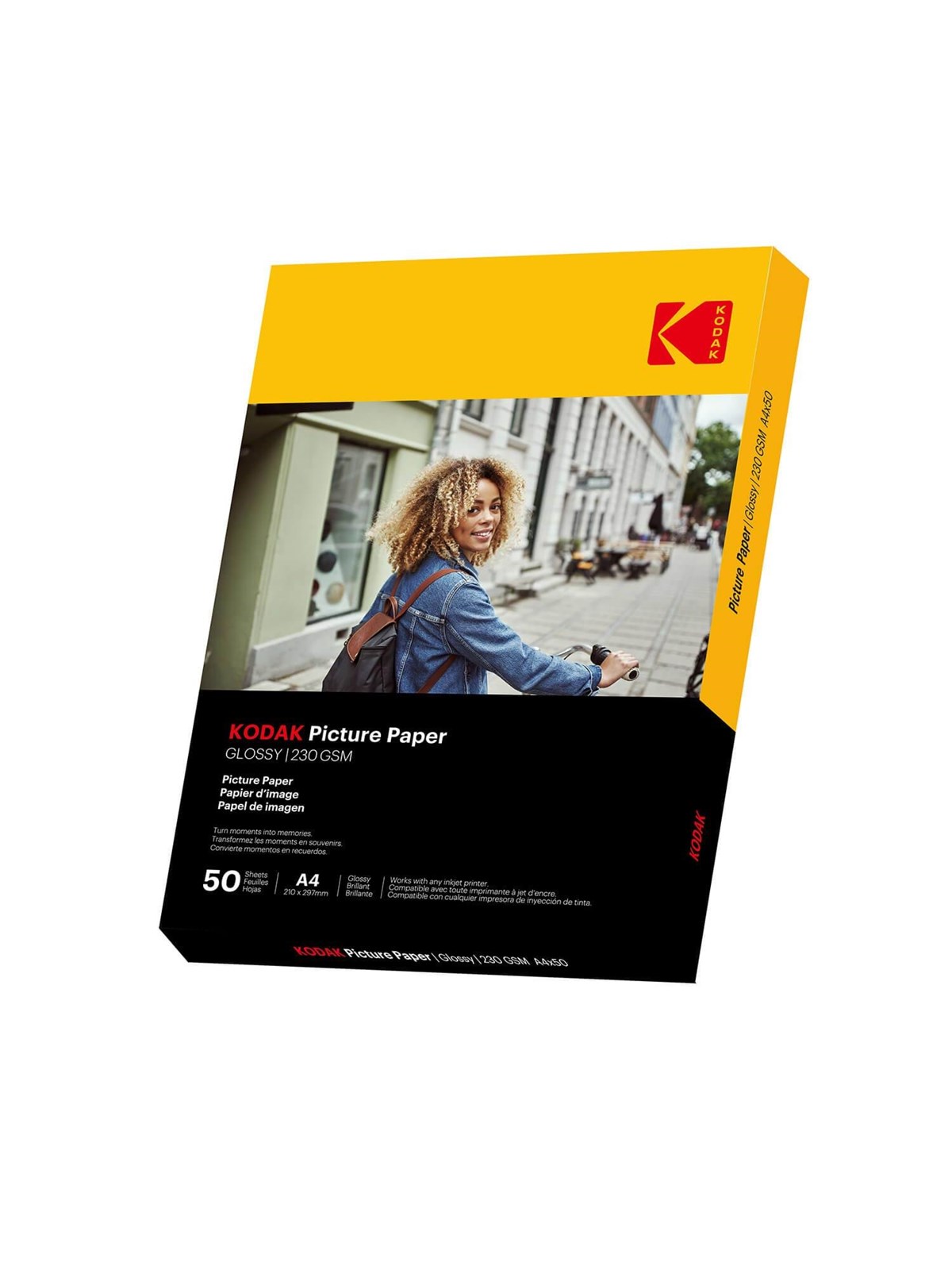 KODAK 21x29.7cm Glossy Photo Paper 230g/m² 50 Sheets