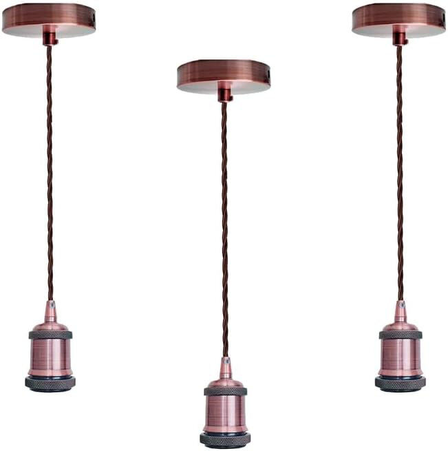 Trent Austin Design 3 - Light Single Pendant Copper 7cm H X 5cm W X 5cm D