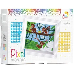 Pixelhobby Pixel Geschenkverpackung - Affe mit Rahmen