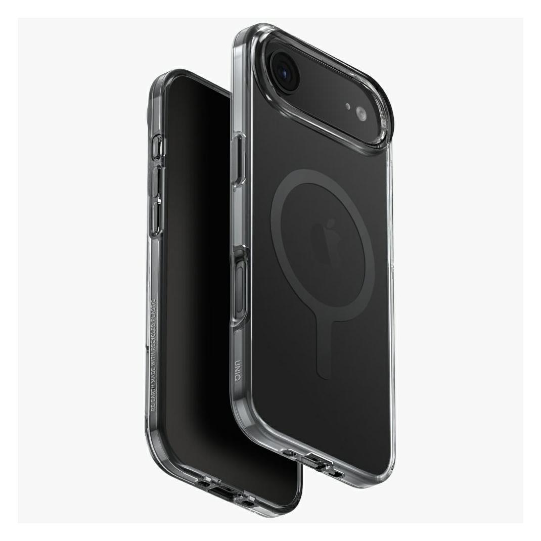 Uniq Clario Case for iPhone Air Magclick Charging Black (Apple iPhone Air) (UNIQ-IP6.6(2025)-CLARMSMK)
