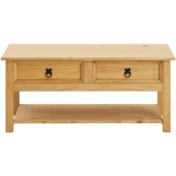 Idimex, Couchtisch + Beistelltisch, Tequila (48 x 100 x 45 cm)